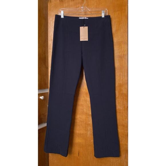 NWT M.M. Lafleur Foster Cigarette Pants Dark Navy Straight Powerstretch Sz 12 - Picture 1 of 8